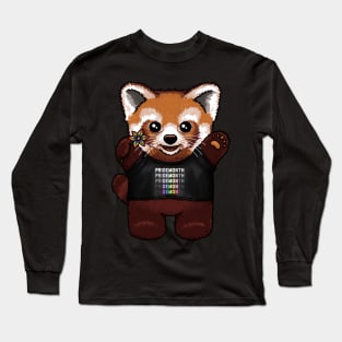 The Red Panda During Pride Month Long Sleeve T-Shirt